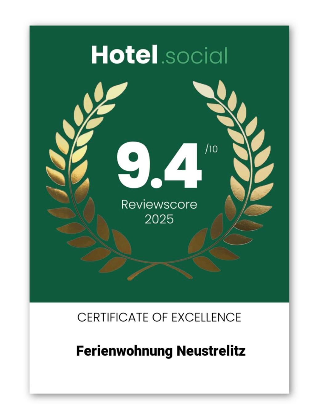 Ferienwohnung Neustrelitz Ngoại thất bức ảnh